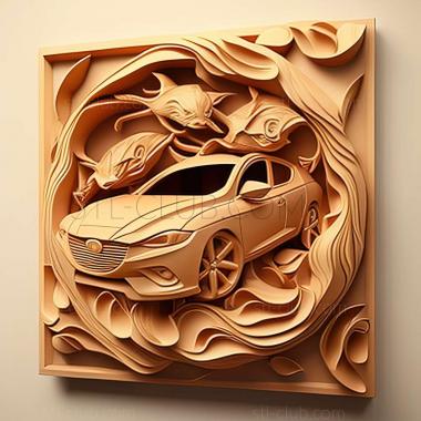 3D model Mazda Familia (STL)